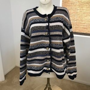 GUESS Vintage 90s chunky knit sweater cardigan